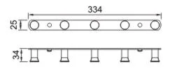 Handtuch Mantel Haken SUS304 Edelstahl Badezimmer Kleidung Schrank Schwämme Robe Haken Wand Montiert Runde Küche Heavy Duty Tür