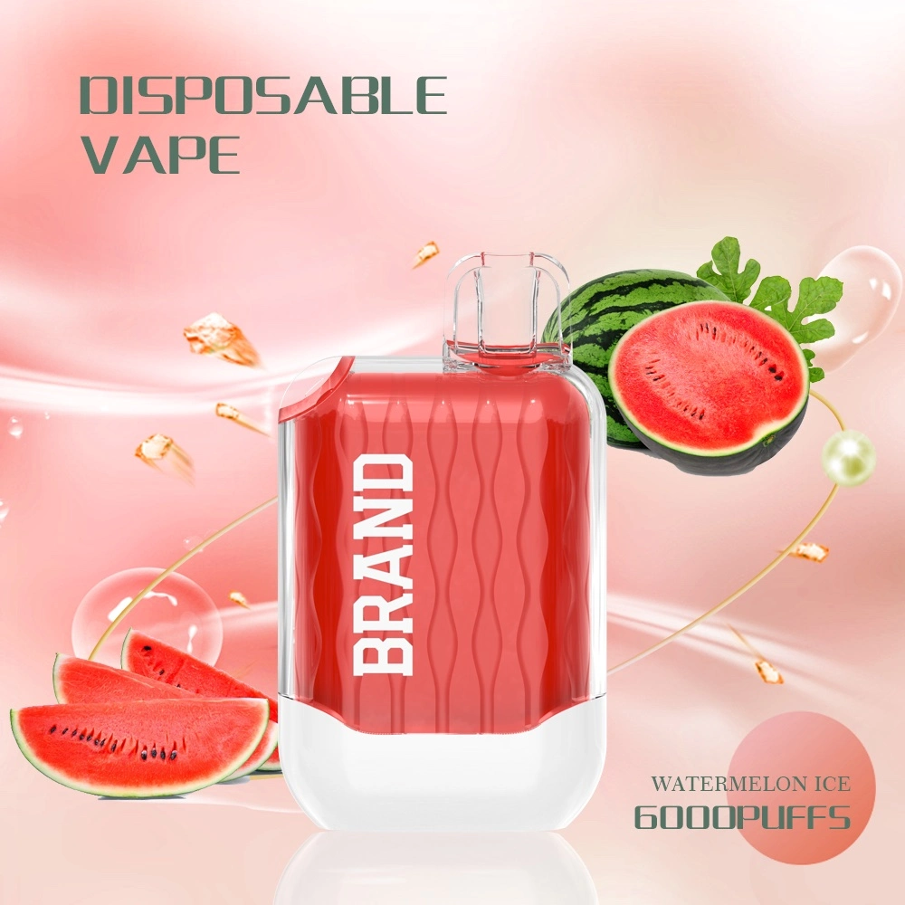 Mais de 50 sabores regulares 7000 puffs descartáveis Vape Pen 2% &amp; 5% de flash do modelo de tanque RGB tipo C recarregável descartável Mini E-cigarro