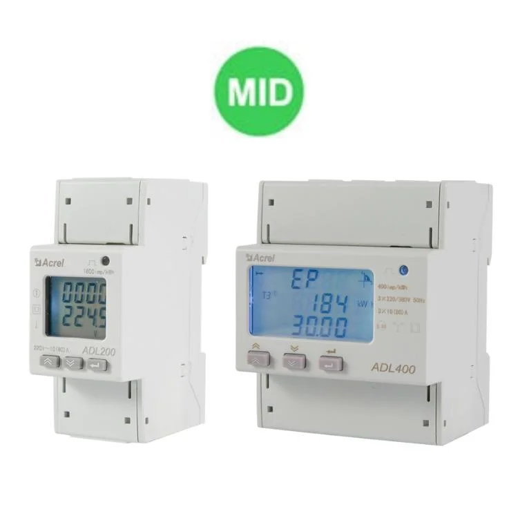 AC Three Phase Electricity Meter with Accuracy 0.5 Class MID Certificate