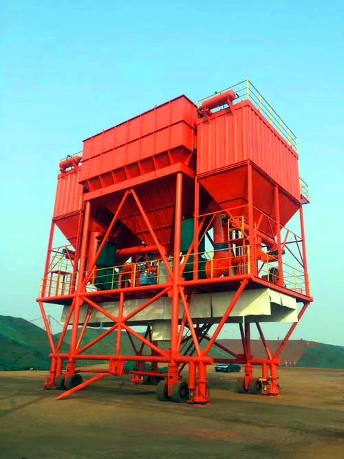 Self-Propelled Rail Mounted Dust Controlled Hopper