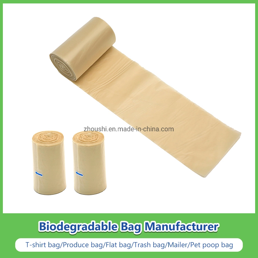 PLA+Pbat/Pbat+Corn Starch Biodegradable Bags, Compostable Bags, Garbage Bags for Hospital