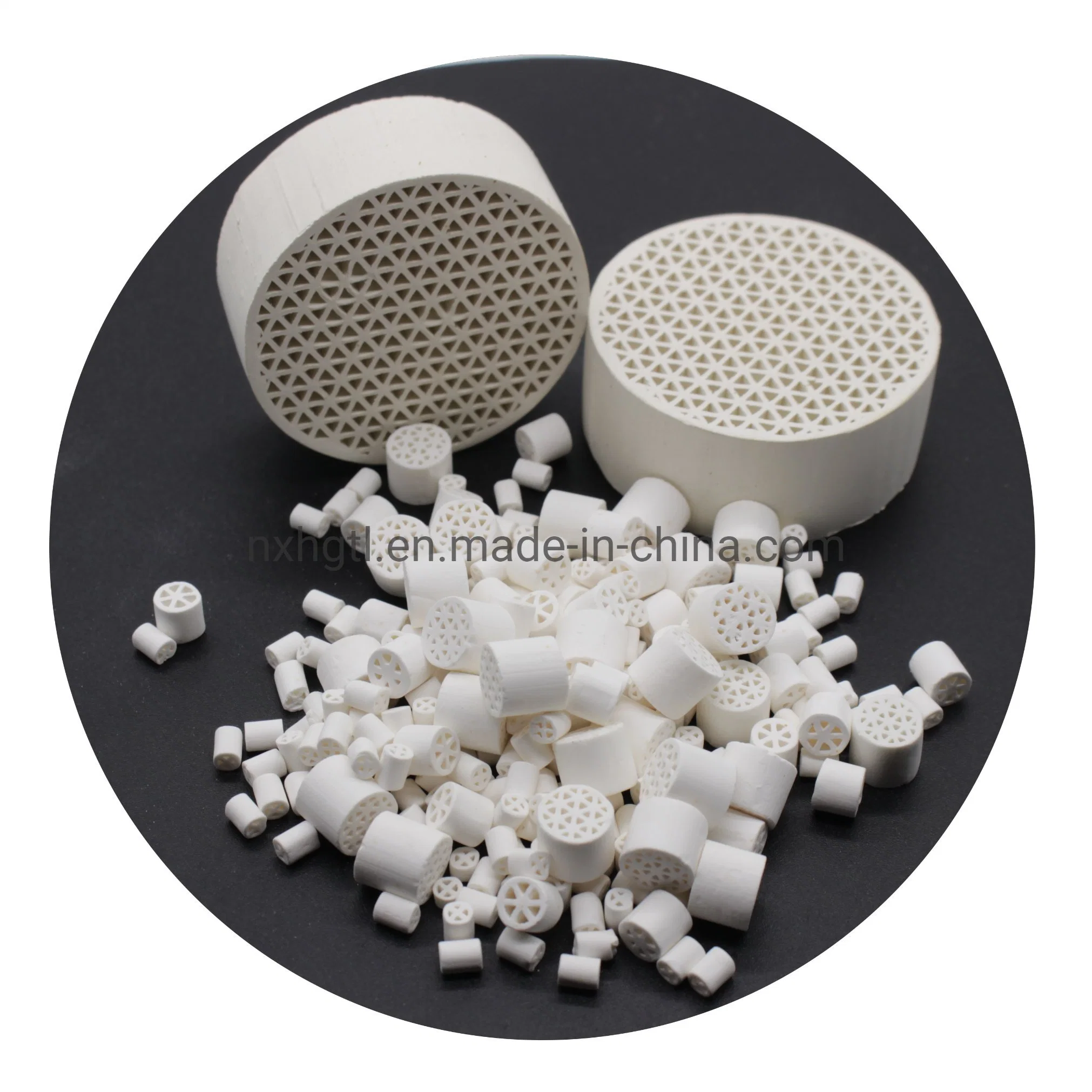 Honeycomb Ceramic Proppant High Alumina Honecycomb Ceramic Proppant für Katalysator Unterstützung Wabe Keramik Proppant