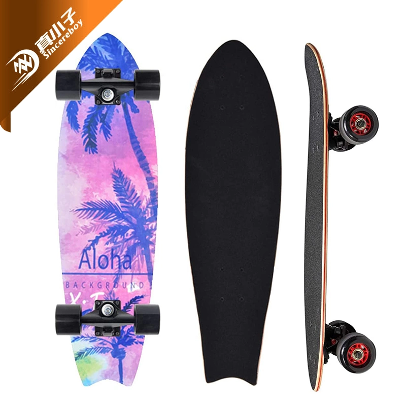 32 pulgadas de 7capas adulto' S Surfskate Skateboard Street 7 de la tierra de la Junta Layrers Surf Surf Skate Board de la Plataforma de arce