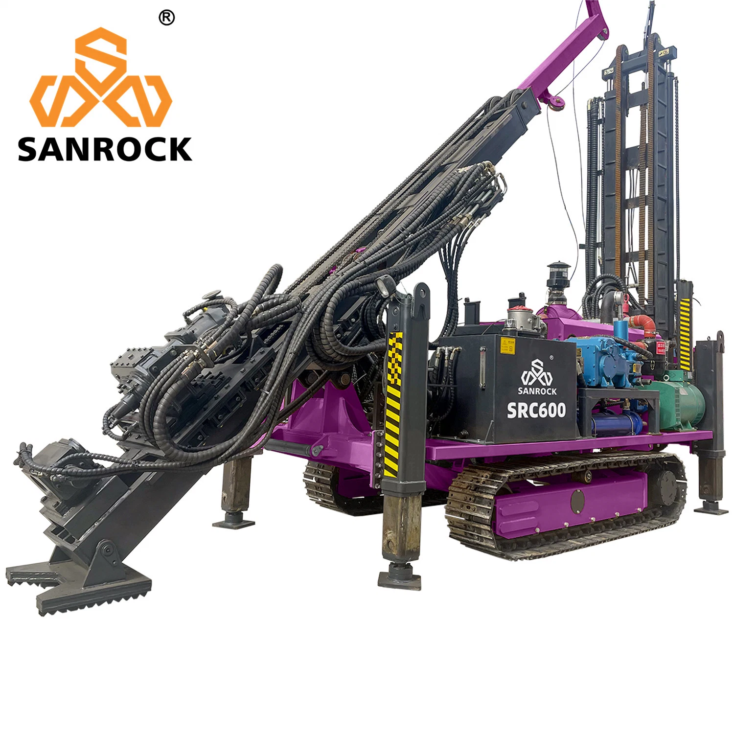 Sonic Drilling Rig Geological Exploration 200m Depth Hydraulic Sonic Drilling Machine