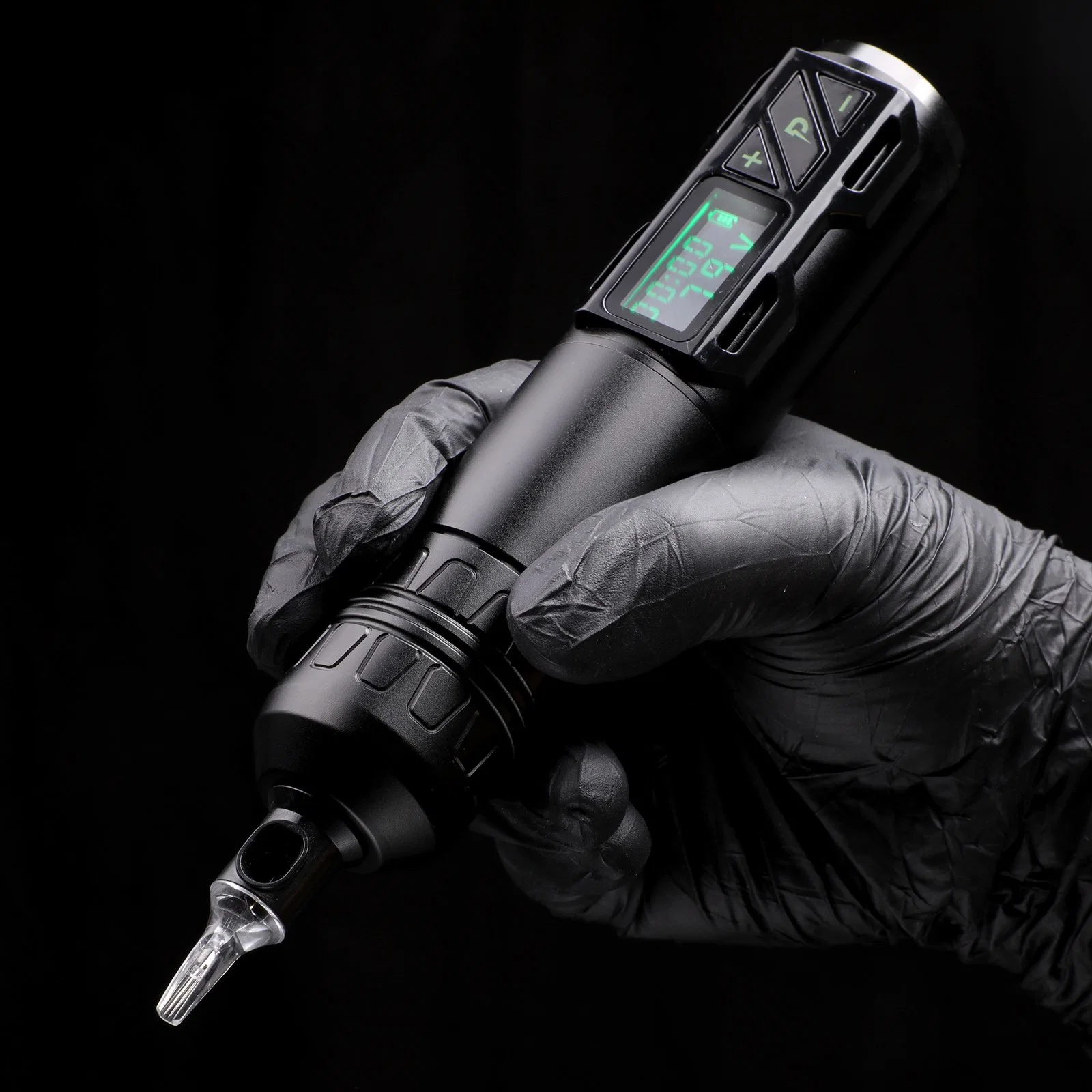 Ecran LCD numérique sans fil recharger la batterie stylet rotatif pour machine à tatouages Équipement