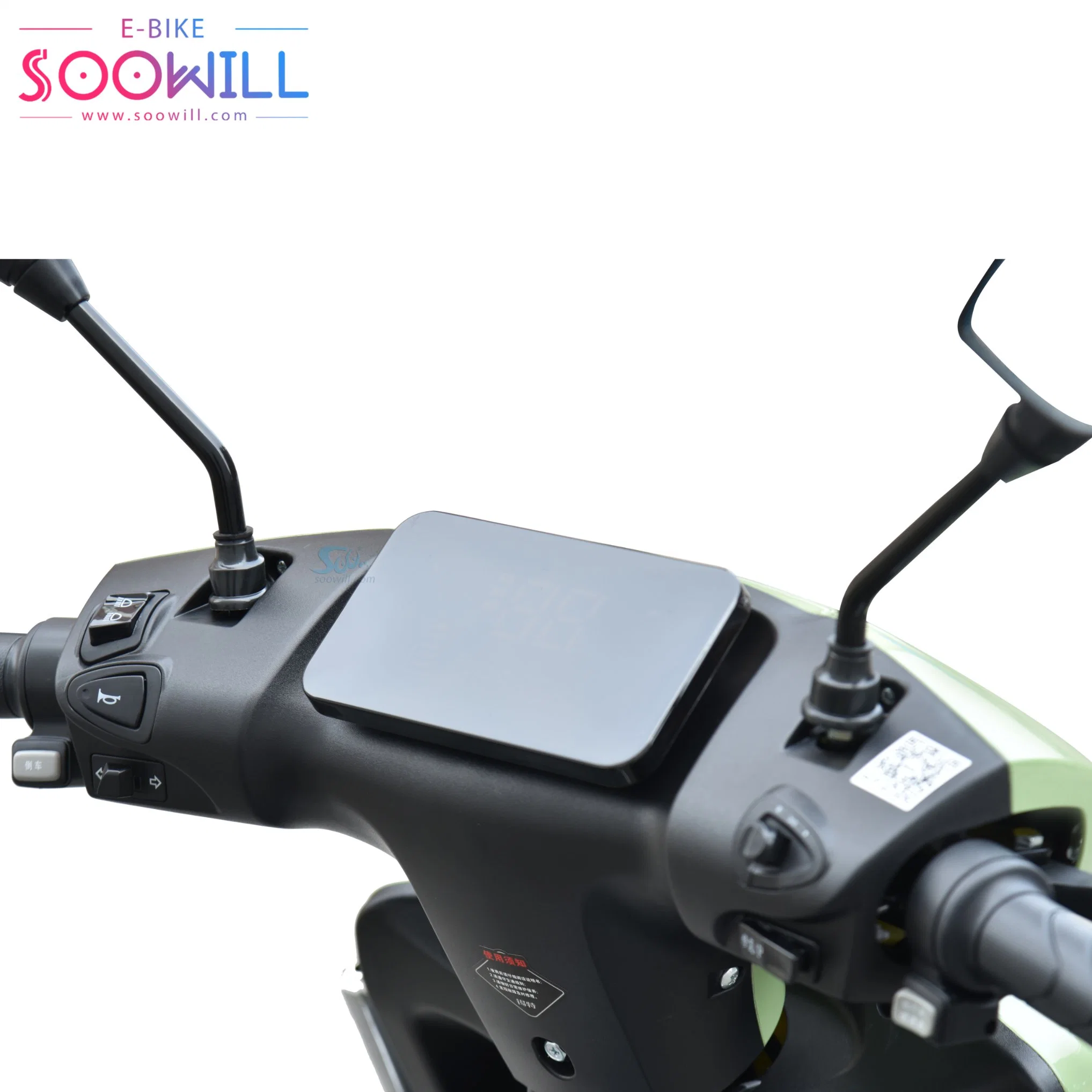 Factory 4 Wheel Double Lithium Battery Scooters Electric Bike for Sale Price 100-110km Range	 Electric Motorcycle