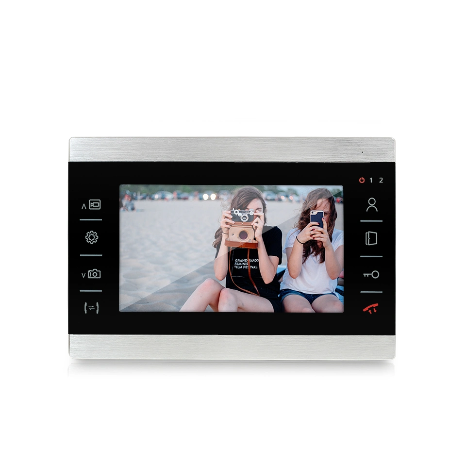 HD 7 дюймов домашних систем безопасности видео двери системы внутренней связи телефона с памятью