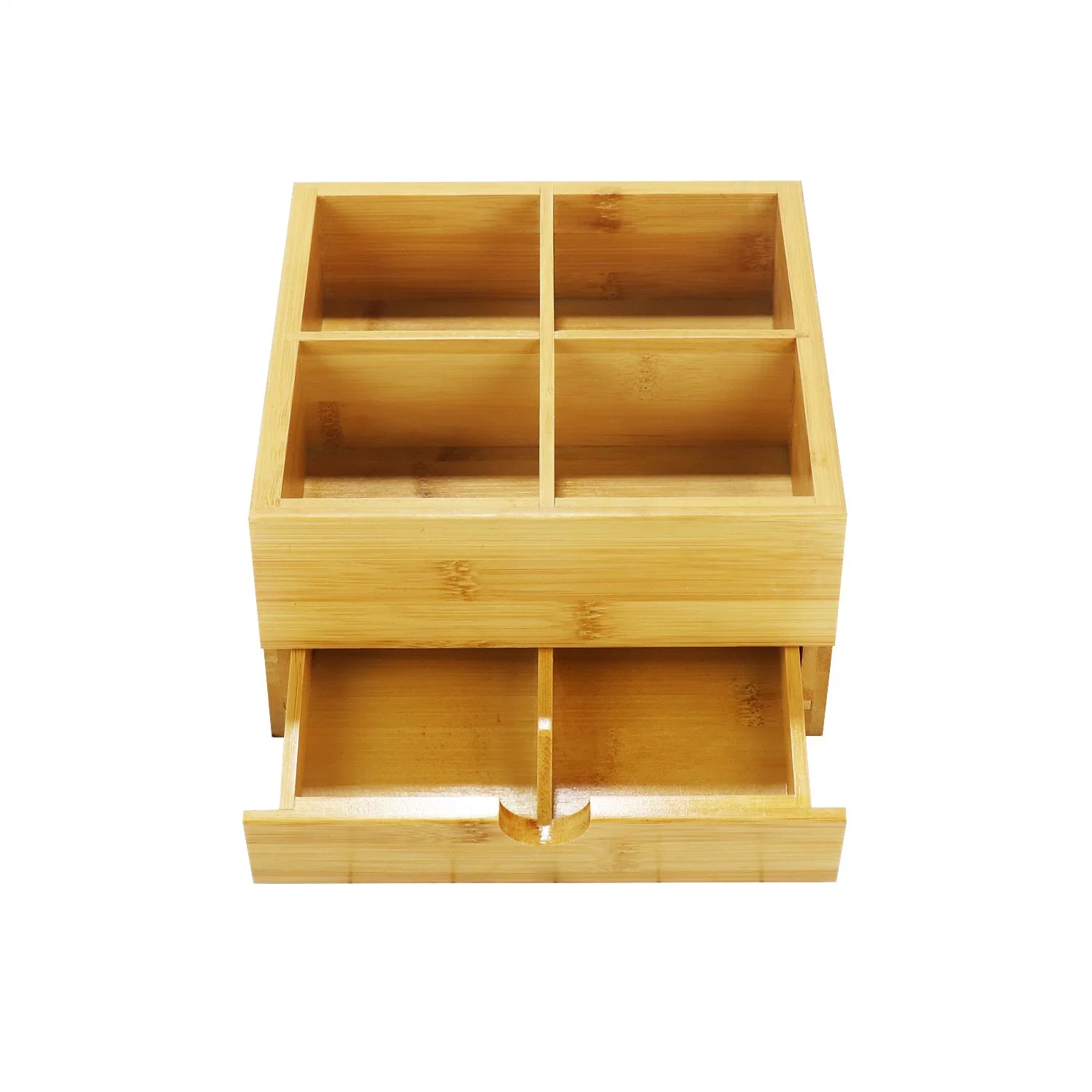 Wooden Office Decor Multifunction Box with Drawer