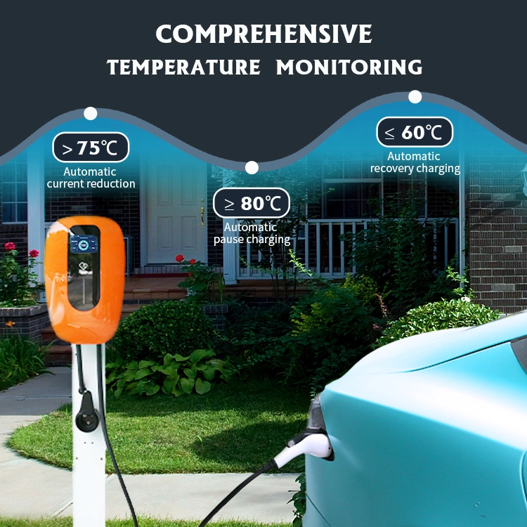 IP 65 Green Science CE RoHS 7kw 11kw 22kw with Smart Ocpp APP Control EV AC Charger with Dlb Function