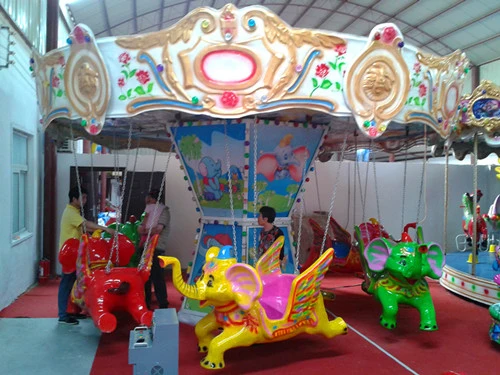 Small Indoor Playground Flying Chair Amusement Park Ride for Children