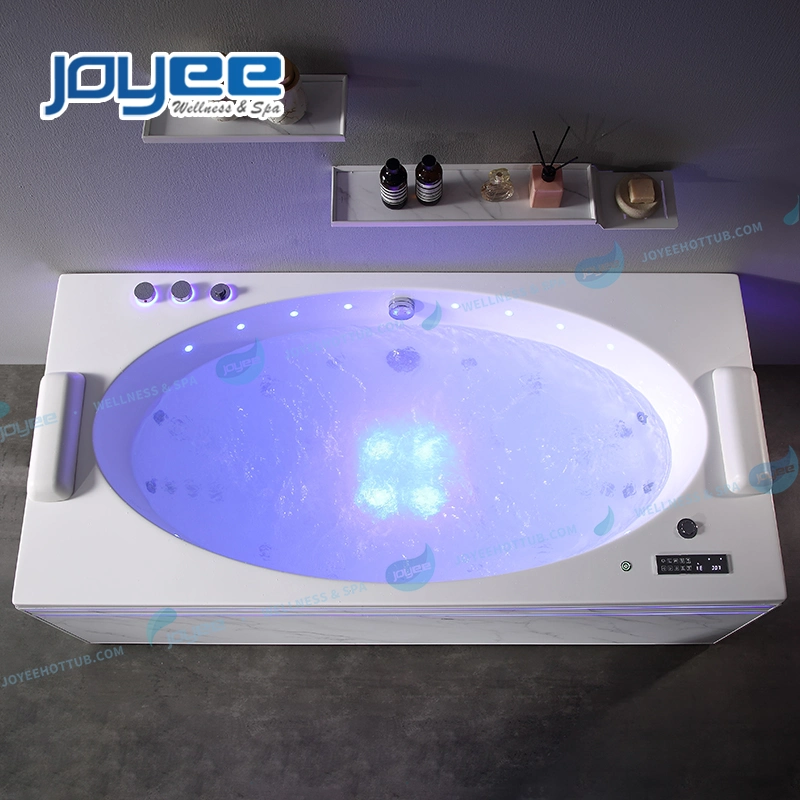 Joyee Oval Humanized 2 People Sitting Deep Soak Massage SPA Bath