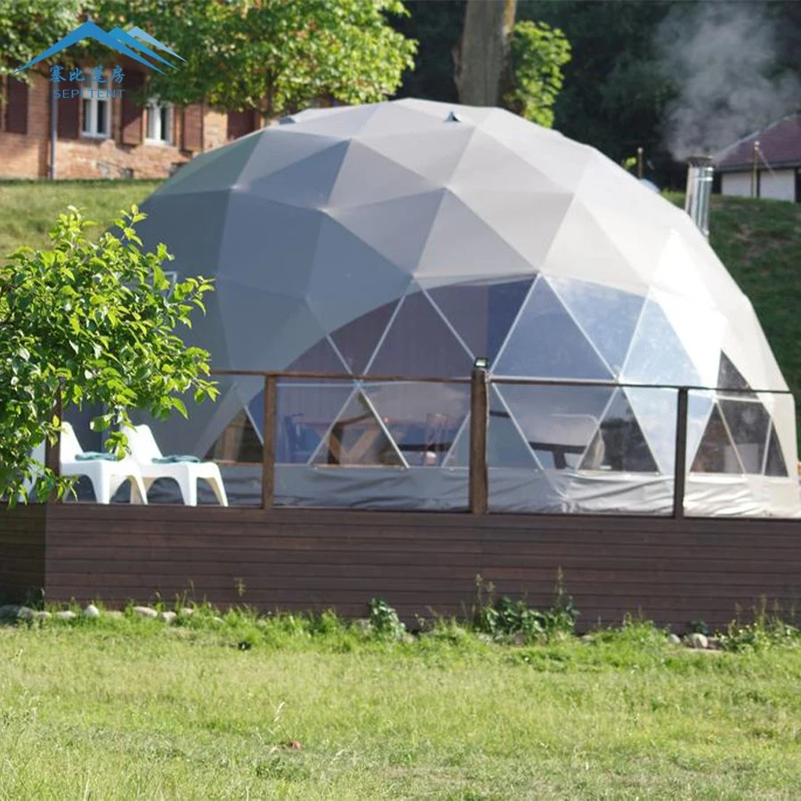 SEPI fábrica Atacado preço baixo Glamping Geodesic Dome tendas para Evento de feira