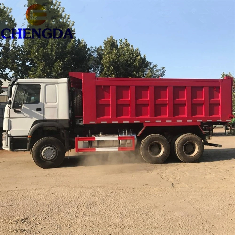 Rear Tipping Dump Truck HOWO Lorry Tipper Truck