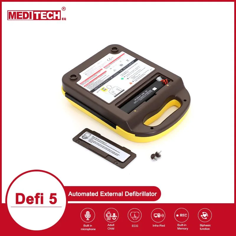 Defi5 Portable Cardiac Automated External Defibrillator Aed Machine