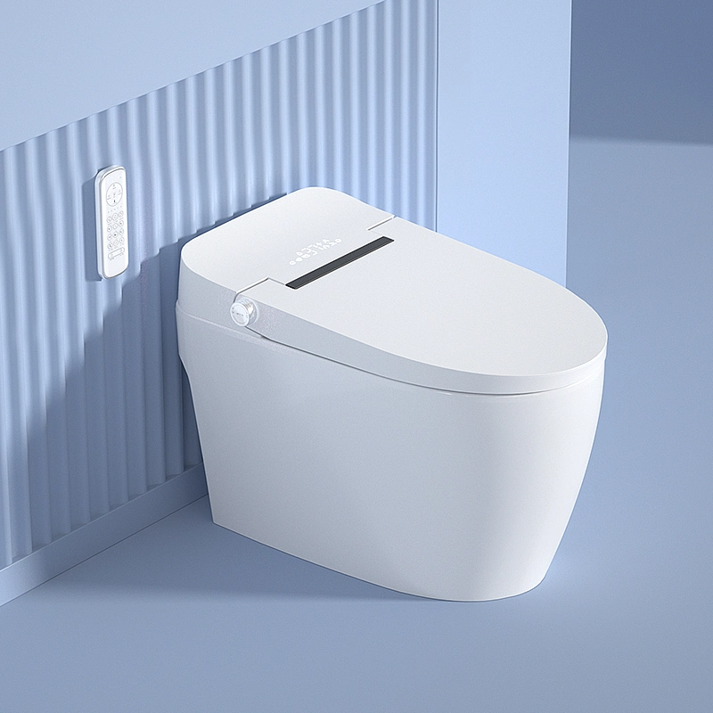 High-end современные керамические Smart туалет Ванная комната Intelligent для установки на полу из одного куска автоматической промывки датчика туалет