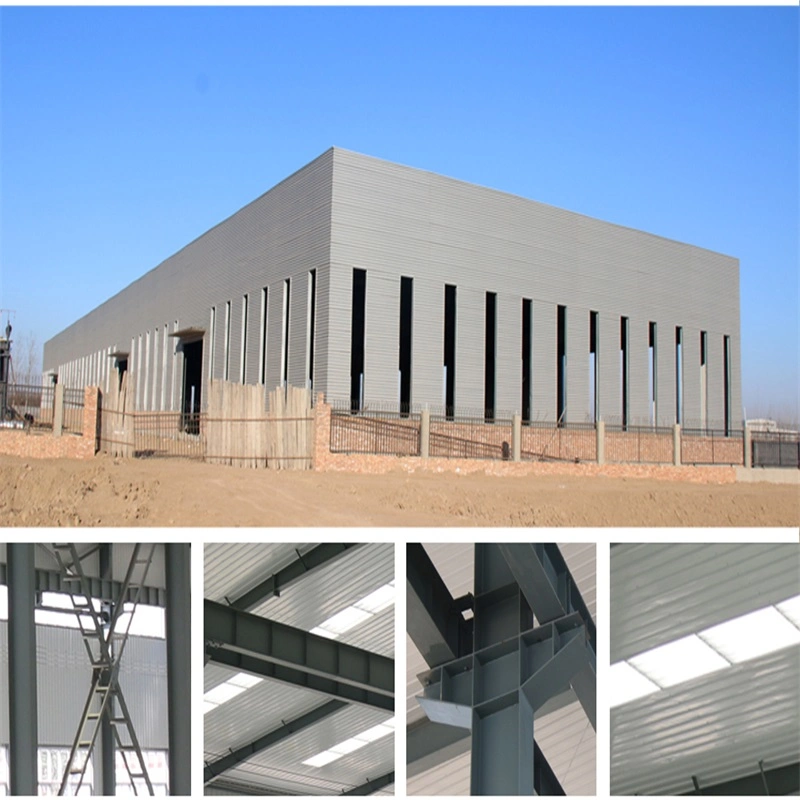 2023 Prefab/Prefabricated Industrial Factory Project Storage/Hangar Metal Frame Construction Structure Warehouse Steel Building for Export Installation