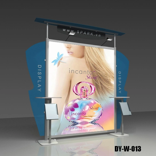 Aluminum Trade Show Exhibition Modular Display Wall System with Brochure Boxes