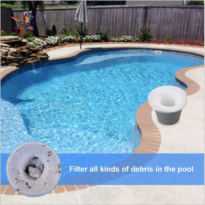 Cesta de basura Piscina Calcetines de Skimmer Set filtro basura Esg15599