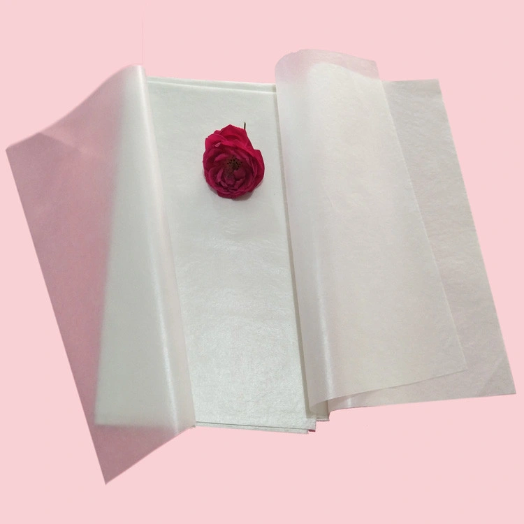Papel de cor Glassine papel de embalagem de flores
