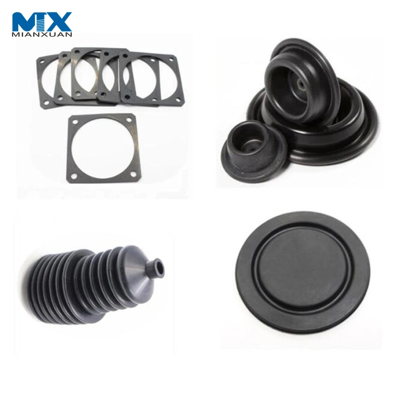 Custom Rubber Grommet Parts Black Silicon Rubber Grommet as Per Client Drawing