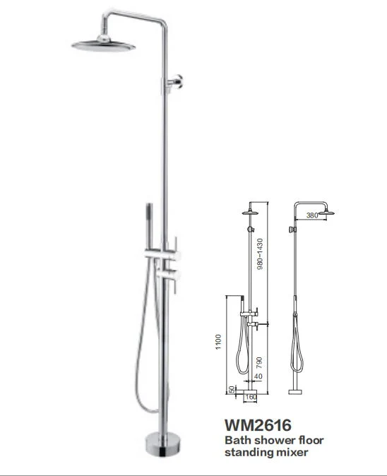 Suelo Woma Grifo monomando de ducha de bañera (WM2616)