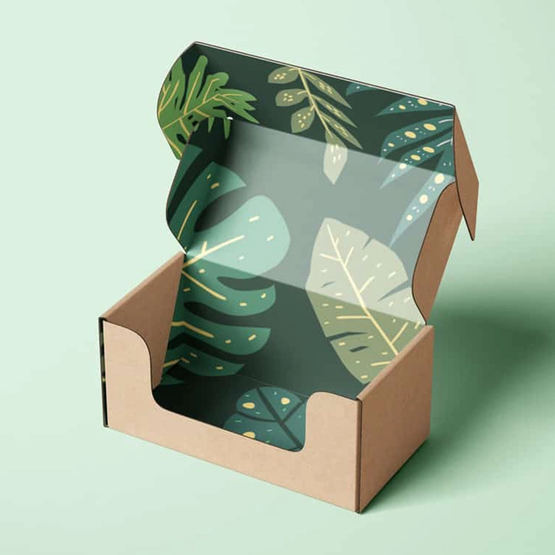 Logo personnalisé emballage ondulé imprimé emballage recyclable boîte carton expédition Déplacement de boîtes