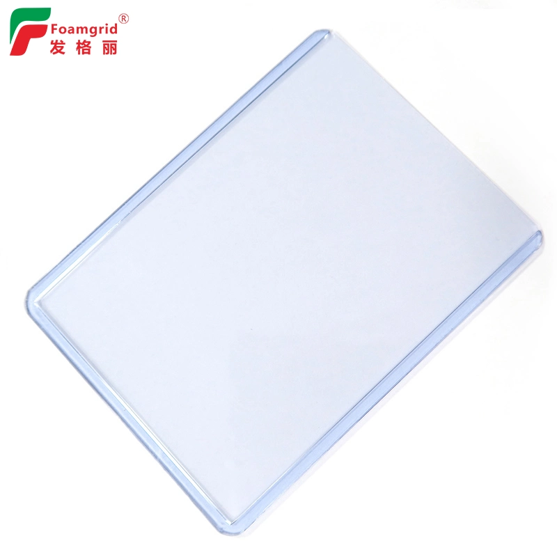 Hot Sale Custom transparence Toploader PVC pour le commerce d'affichage de carte de jeu de sport