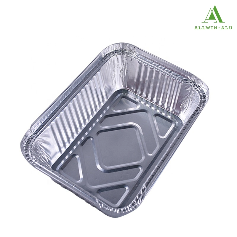 1100ml OEM Kitchen Use Aluminum Foil Container Disposable Aluminium Foil Container