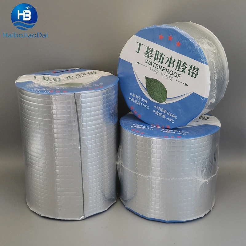 Waterproofing Aluminum Foil Butyl Adhesiveadhesiva/Cinta Building and Outdoor Leakage Tape