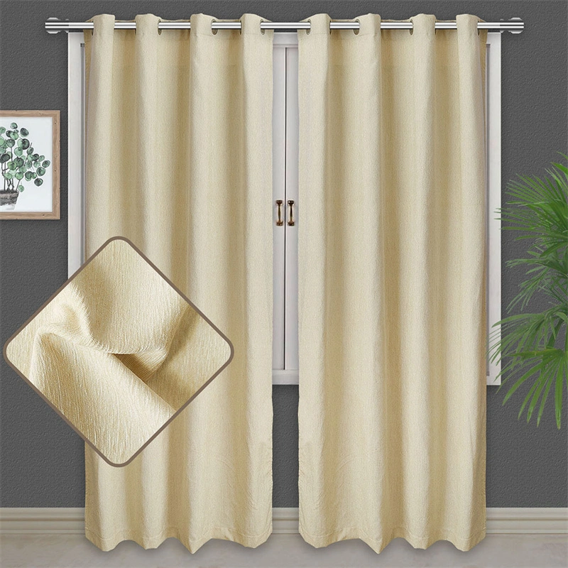 Solid Color Premium Luxury Classic Grommet Curtains Home Textile