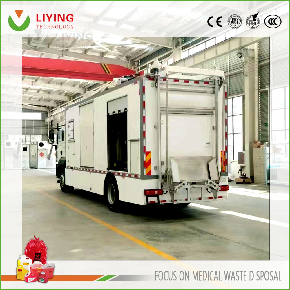 Medical Waste Microwave Environmental Protection Treatment Vehicle Equipment