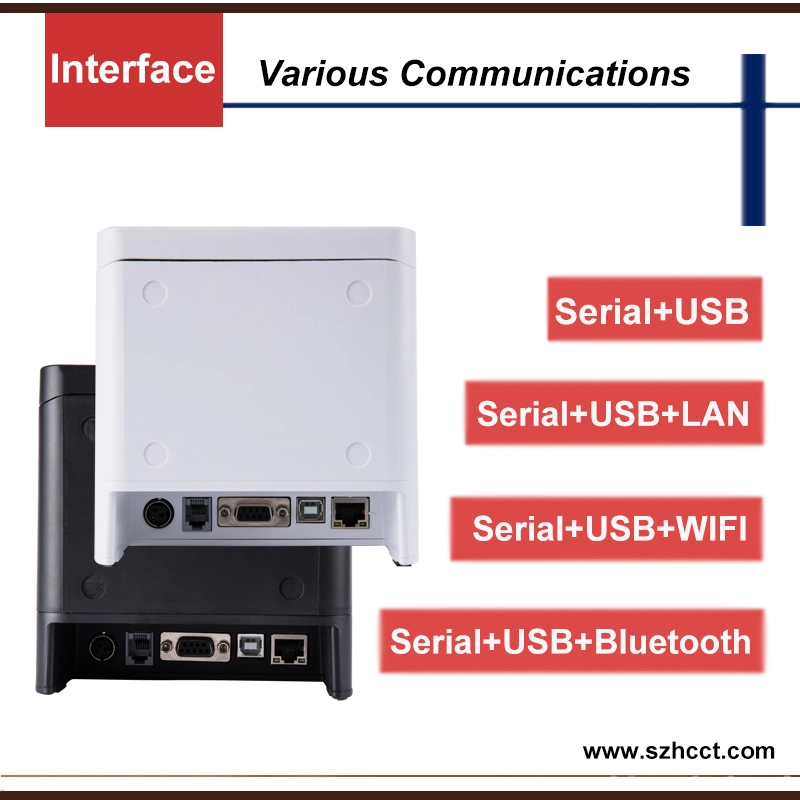 طابعة WiFi Cloud Bluetooth Thermal POS مقاس 58/80 مم للشركات الصغيرة (POS80B-SUWC)