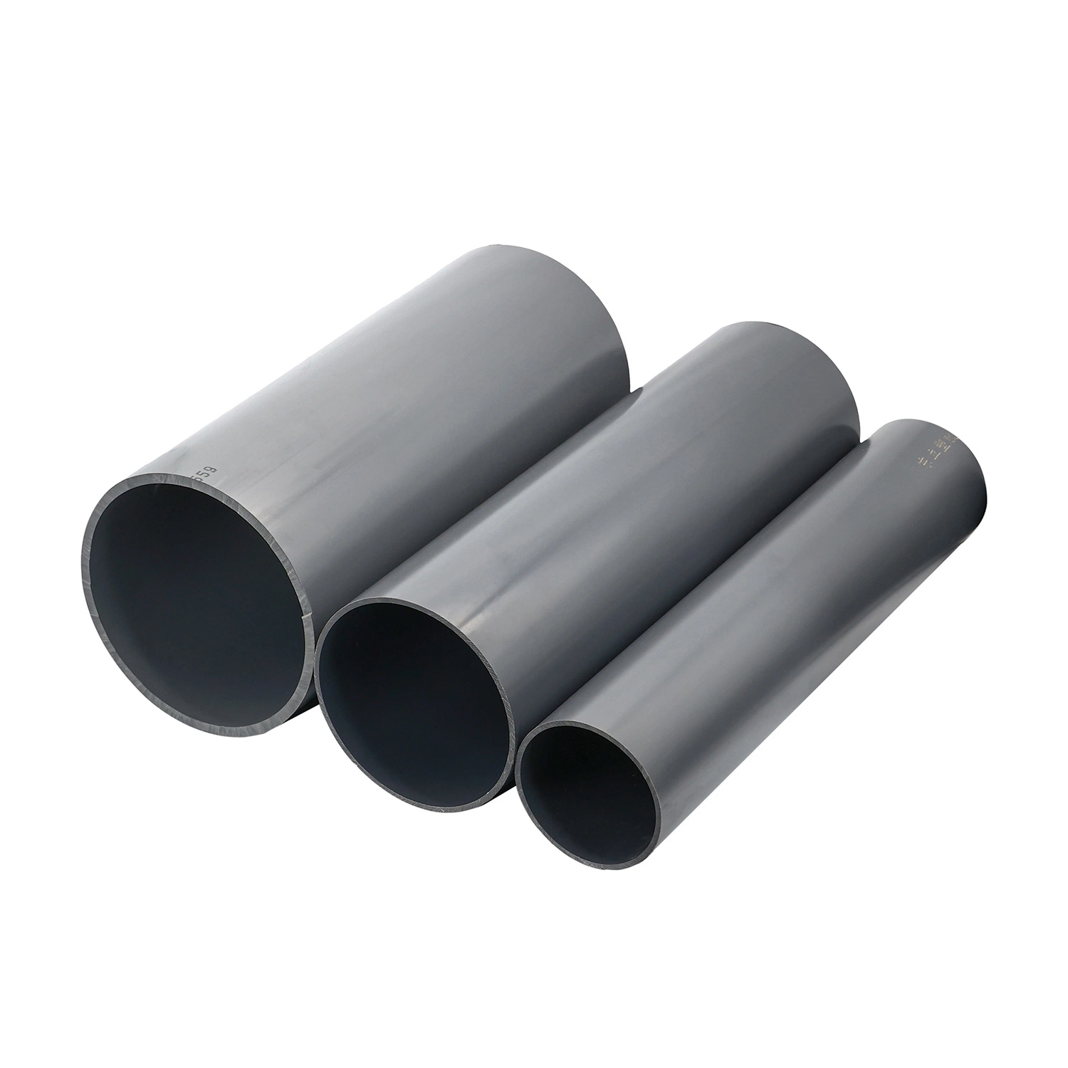 El plástico de PVC de color gris/blanco UPVC MPVC Tubo de agua para abastecimiento de agua de riego e invernaderos //Conducto/químico con la norma ISO