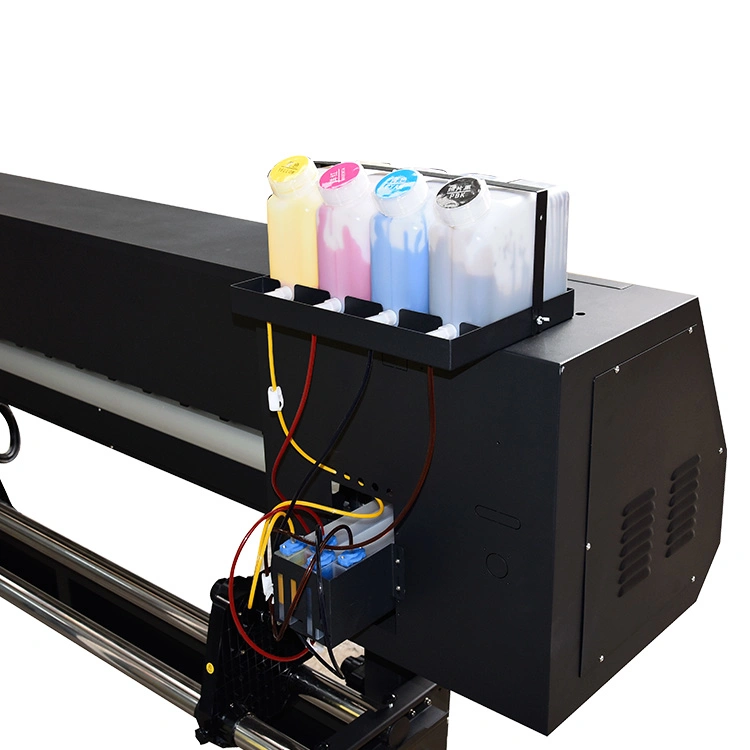 الرسومات الرقمية لطابعةالحرارة الكبيرة 2 i3200 4720 Head Digital Sublimation Printer Plotter طابعة نفث الحبر مقاس 1900 مم 4 ألوان/CMYK