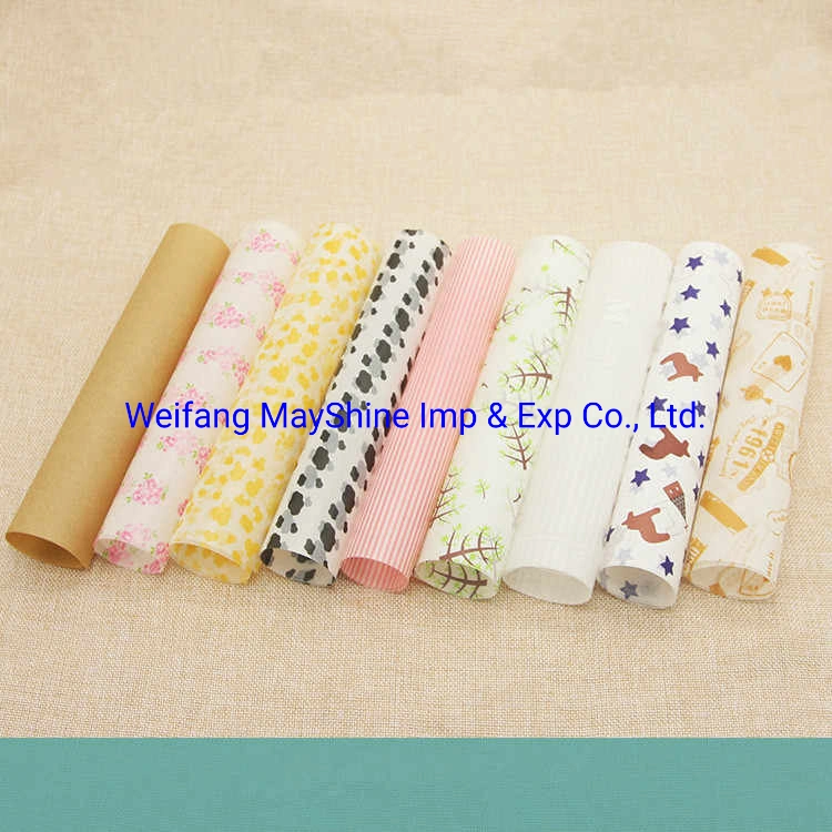 Baking Food Wrapping Fries Oil Proof Packaging Wax Paper