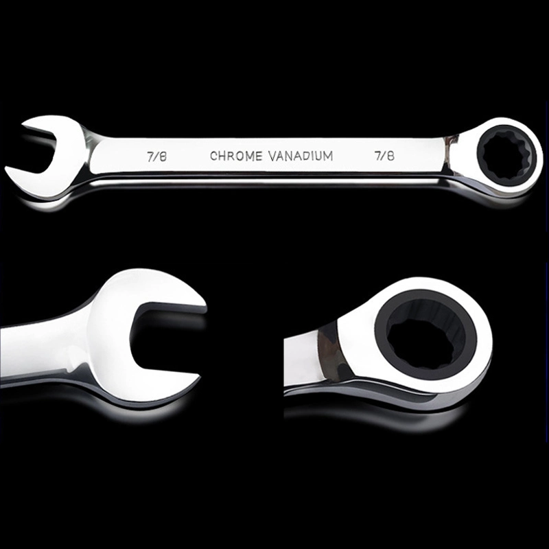 High Carbon Steel British 6-32mm Fixed Ratchet Quick and Labor-Saving Wrench