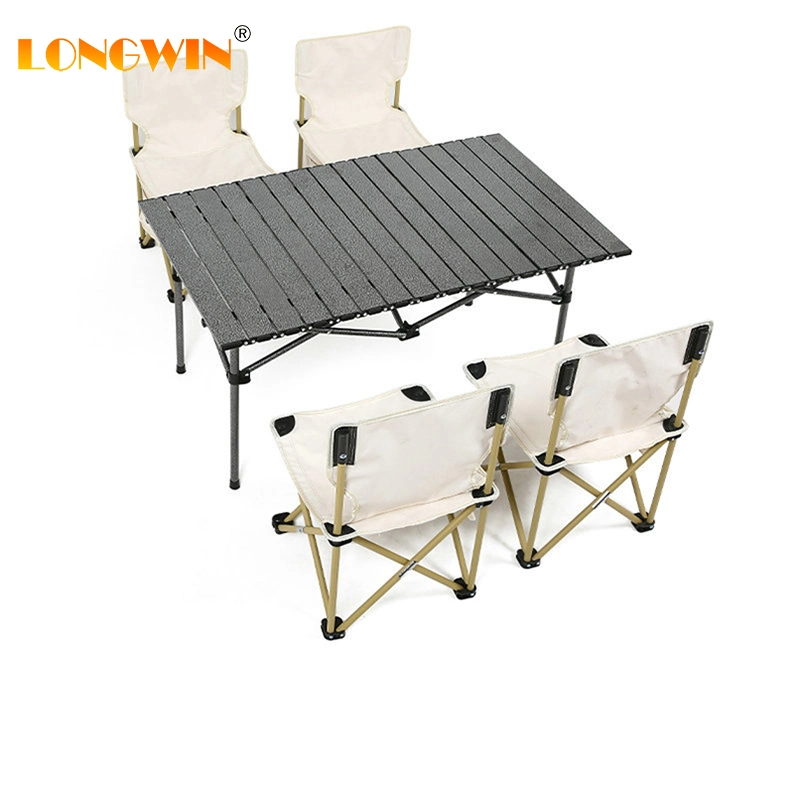 Stühle Set Stahltische Möbel mit Edelstahl Picnic Holz Dining Regenschirm Folding Sectionel Runde Outdoor Tisch und Stuhl