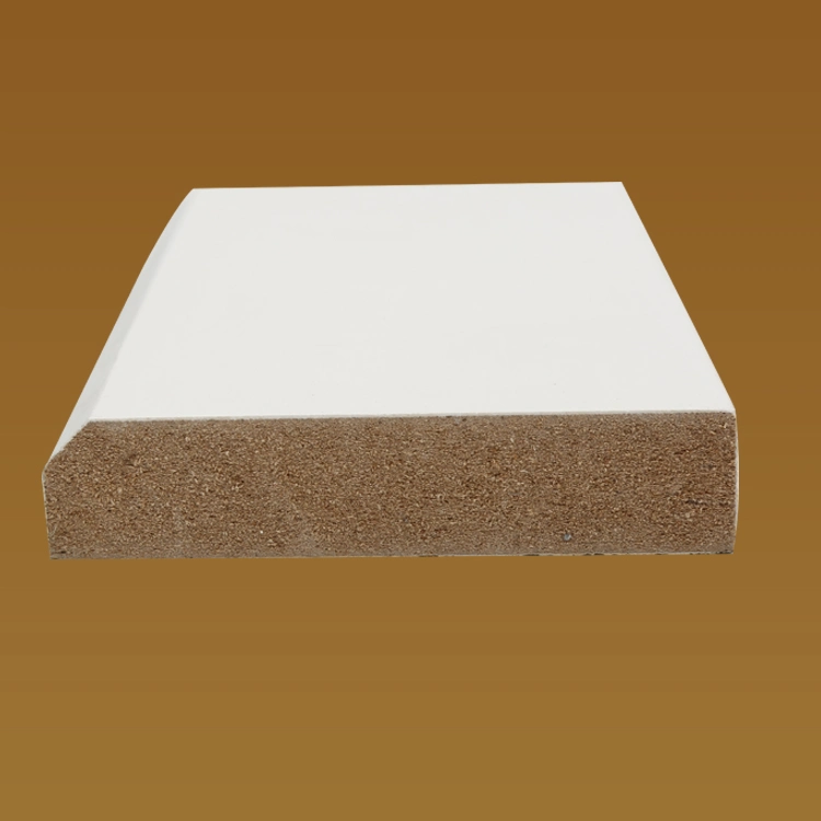 MDF Trim duradero Skirting Madera Deck Baseboard Molduras