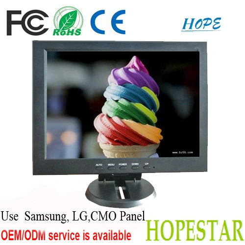 Industrial High Brightness 10 Inch LCD Monitor AV TV VGA HDMI