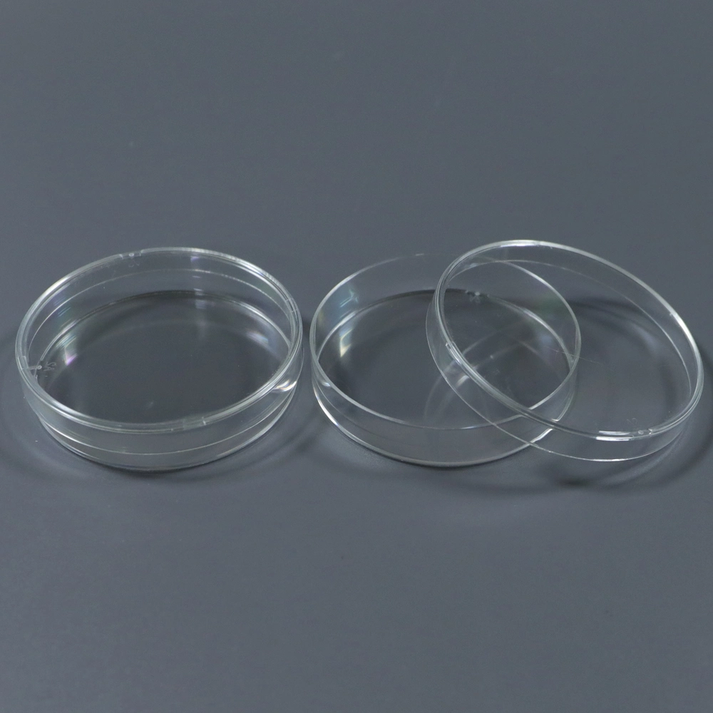 3 Years 90mm Culture Lab Glassware Clear Transparent Sterile Plastic Glass Dish