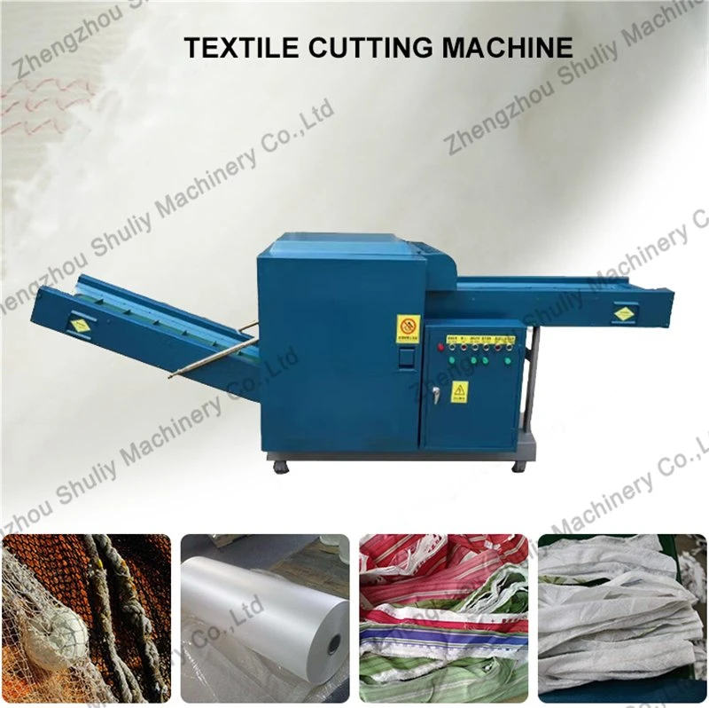 Professional Rag Fiber Cloth Chopping Cutting Machine Price for Sale