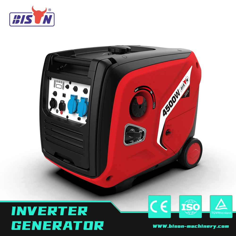 Bison Wholesale/Supplier 12V 3kVA 3000W 5kw 5.5kw Gas Gasoline Inverter Generator for Sale