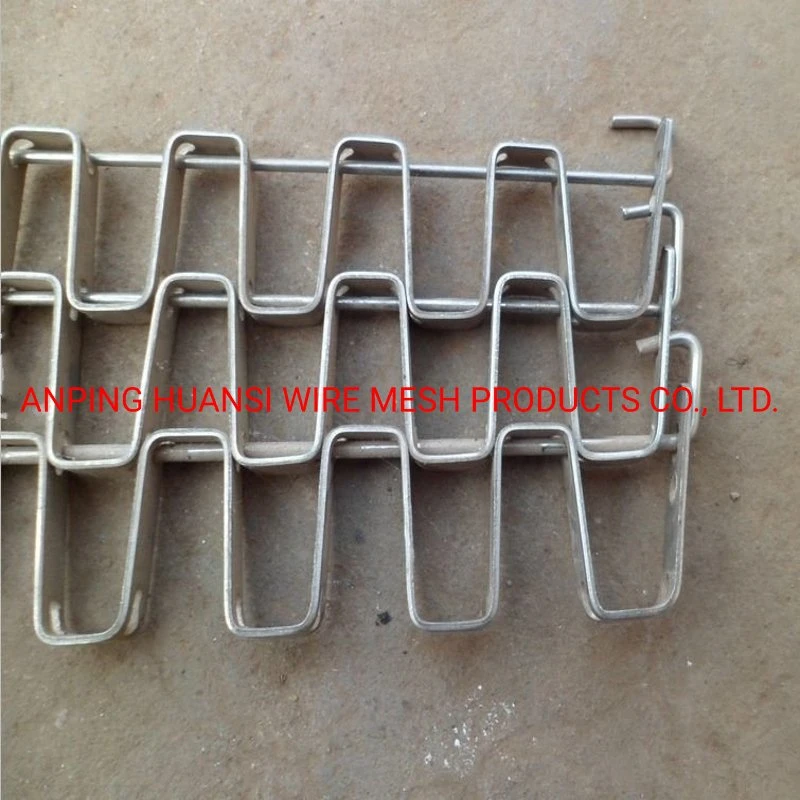 Stainless Steel Wire Mesh Horseshoe Chain Conveyor Belt for Boating/Heating/Packing