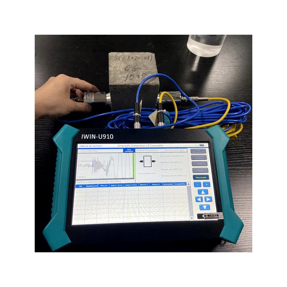 Concrete Ultrasonic Pulse Test Equipment Pundit Lab+ Upv Instrument