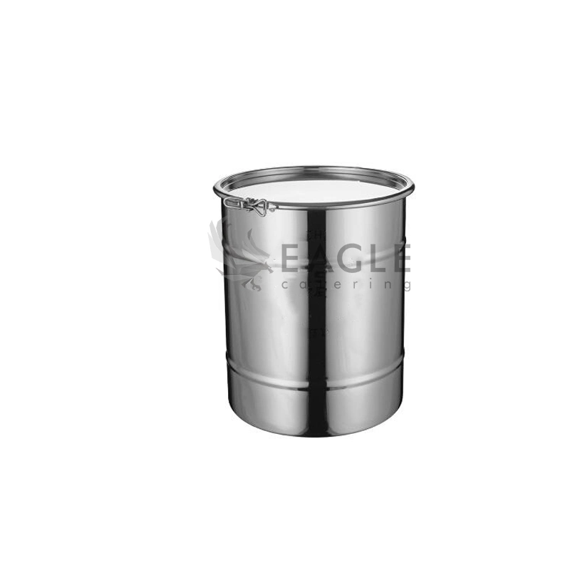 Stainless Steel Storage Barrels Storage Container with Flat Lid