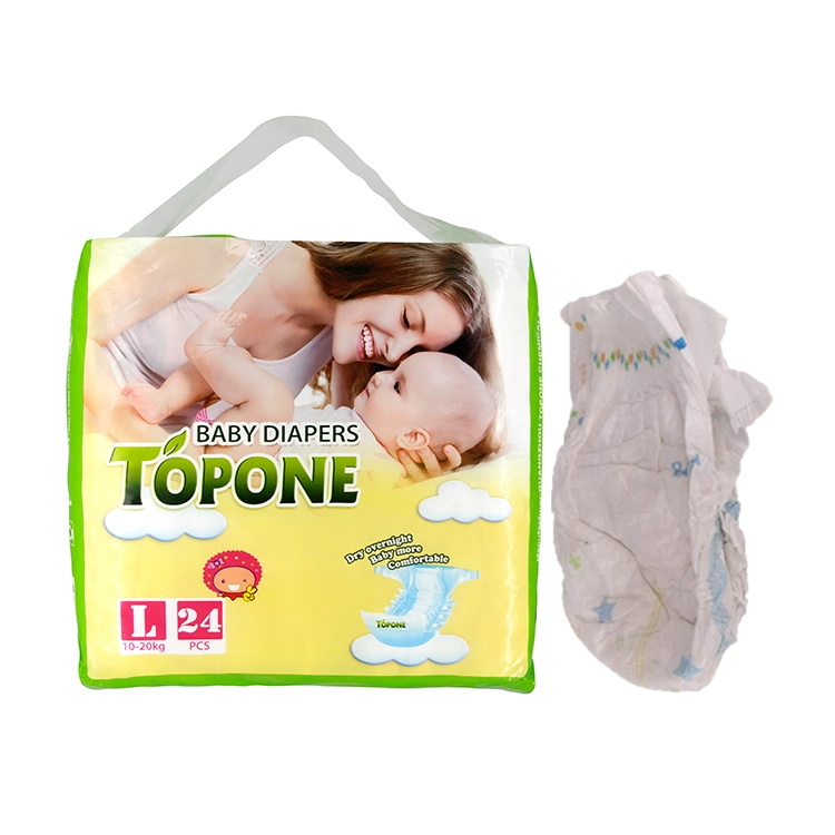 Topone transpirable de pañales desechables de bebé el cuidado del bebé producto absorbente seco