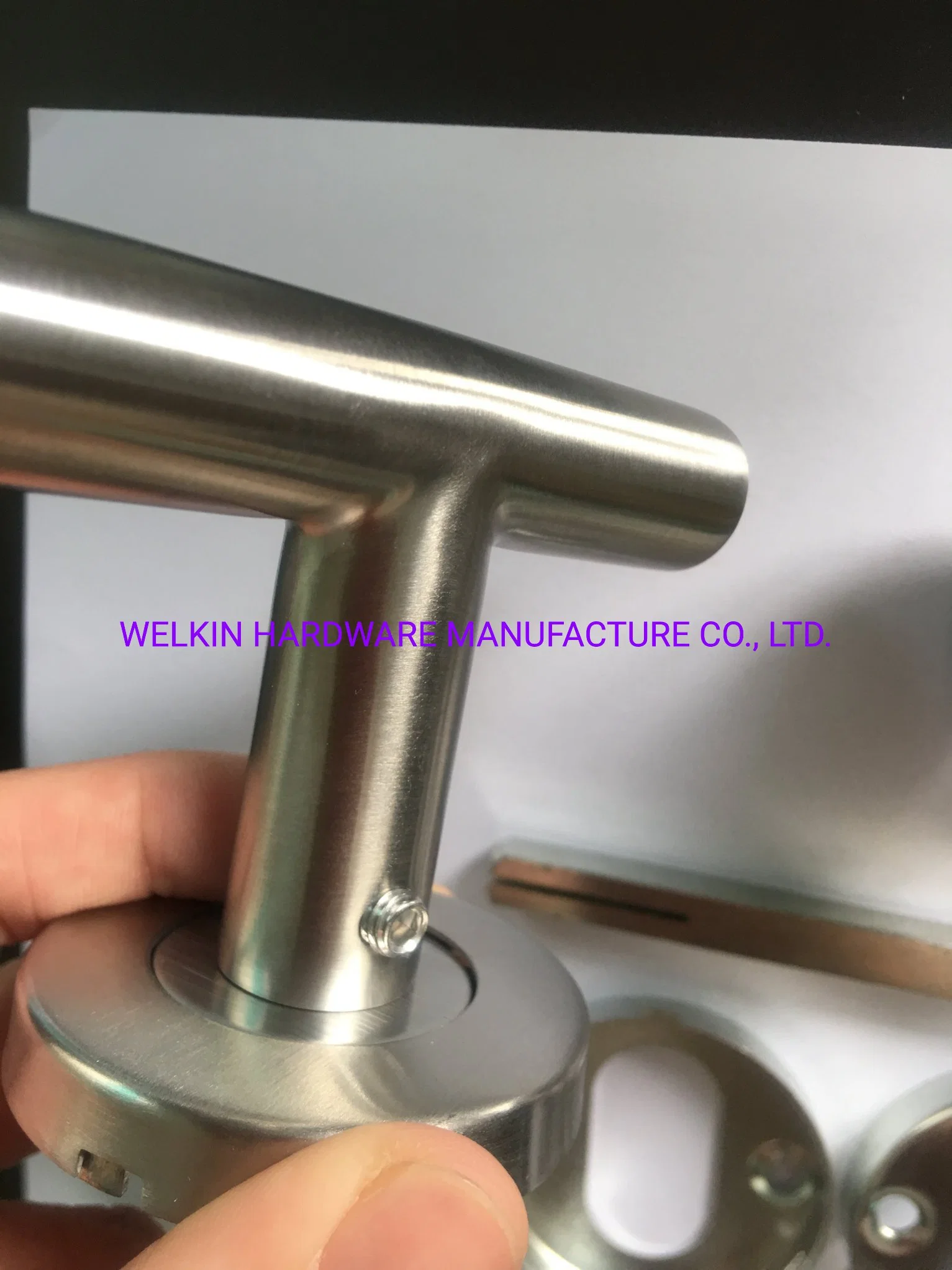 Popular Window and Door Accessories T Style Stainless Steel Lever Handle