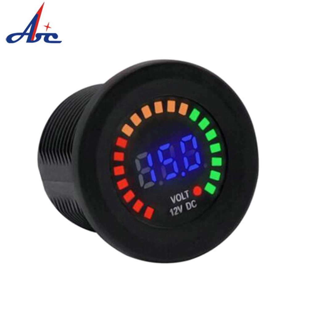 12V Color Screen LED DC Digital Display Voltmeter for Boat