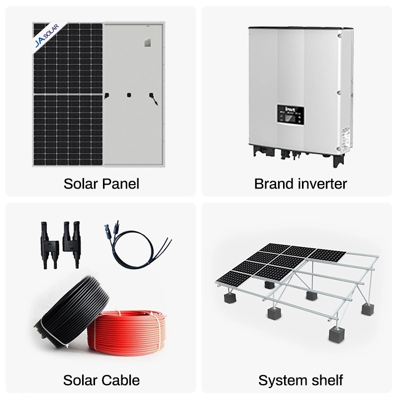 1KW 3kw 20kW 10KW 30kW sistema Solar híbrido de viento solar Almacenamiento de energía para la red de encendido/apagado de casa completo