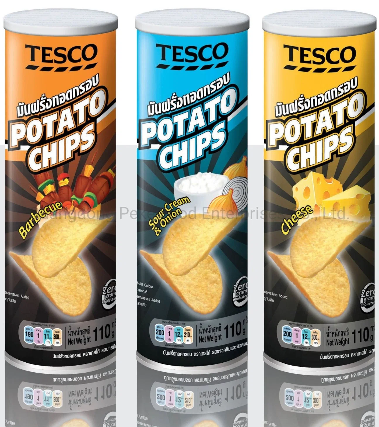 Canned Potato Chip Snacks with Customized in Any Sizes with Packages